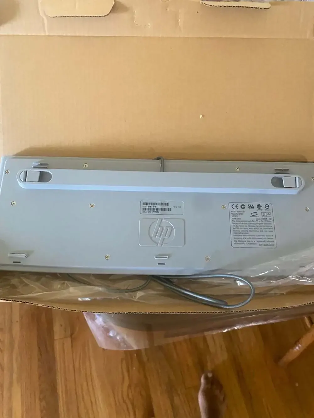 HP Desktop Computer Wired PS/2 Keyboard Model 5183 (P/N 5187-1767)